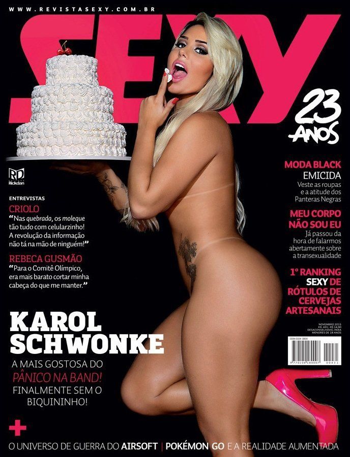 Revista Sexy Novembro 2015 :: Karol Schwonke pelada