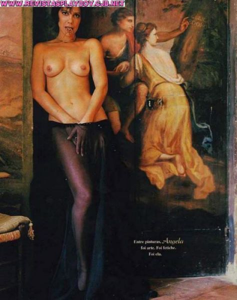 Ângela Vieira pelada nua na revista playboy em outubro de 1999